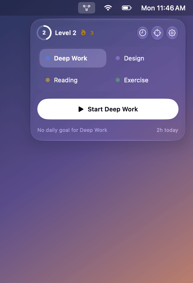 Starting a session from the menu bar, browsing History, and creating a label in Consta