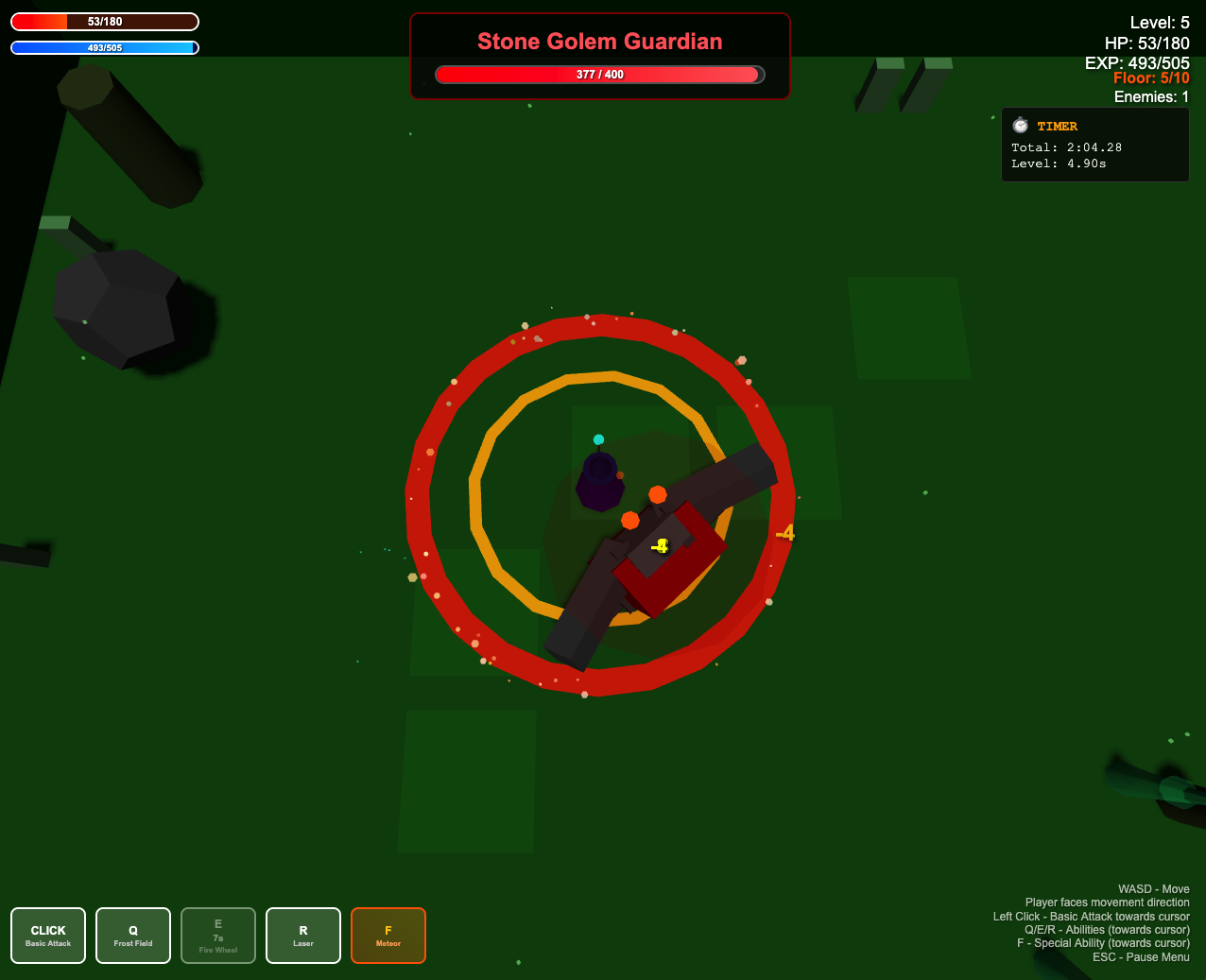 Improved movement and combat